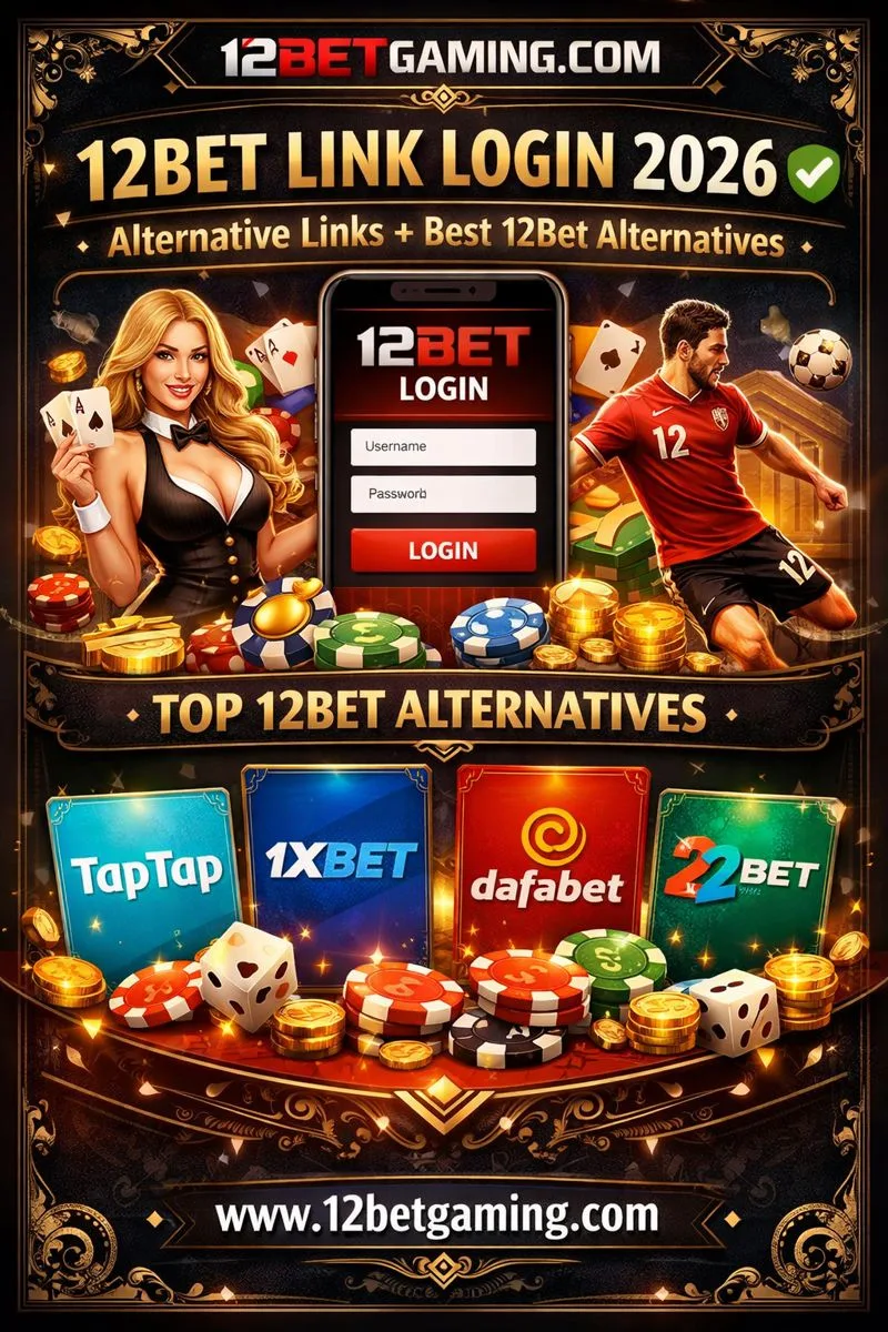 12Bet Link Login 2026 ✅ Your Complete Guide to Alternative Links + Best 12Bet Alternatives